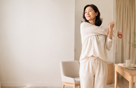 座りっぱなしは、40代のお腹痩せに影響しますか？ | 浅草の痩身エステならPARADIS